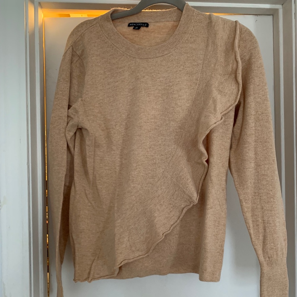 J.Crew Factory Ruffle Front Sweater - Picture 2 of 3
